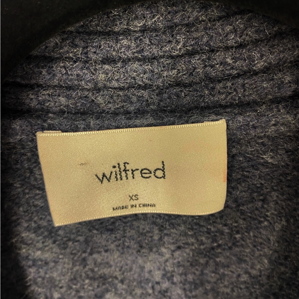 Aritzia Wilfred Wool Blend Cardigan Sz XS - Picture 3 of 4